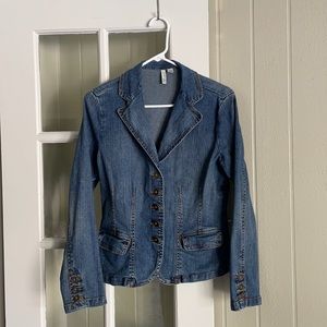 S-O-L-D. 
St. John’s Bay denim jacket, size M